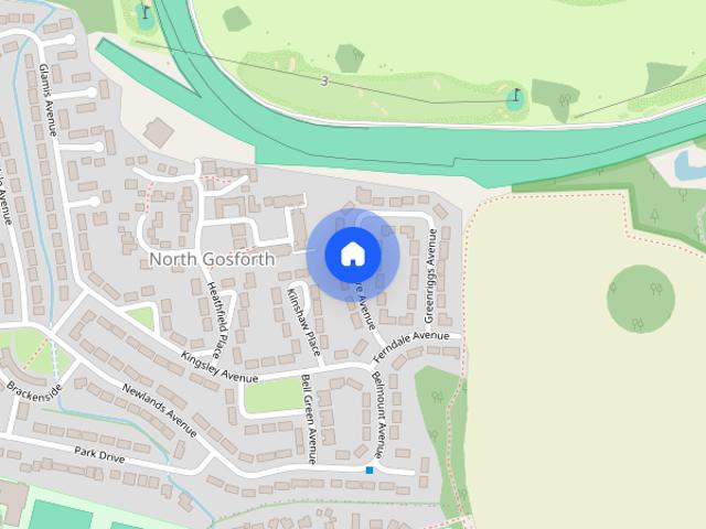 House for rent in North Gosforth, Newcastle Upon Tyne