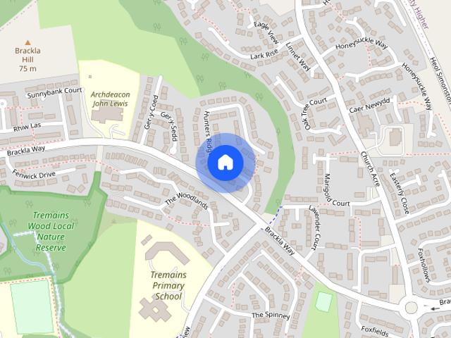 House for rent in Coity, Wales