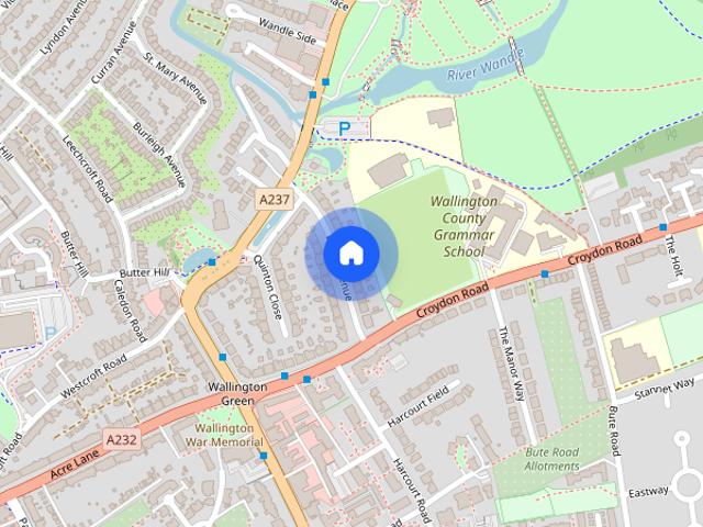 House for rent in Wallington, Greater London