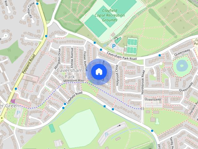 House for rent in Caversham Park Village, Reading