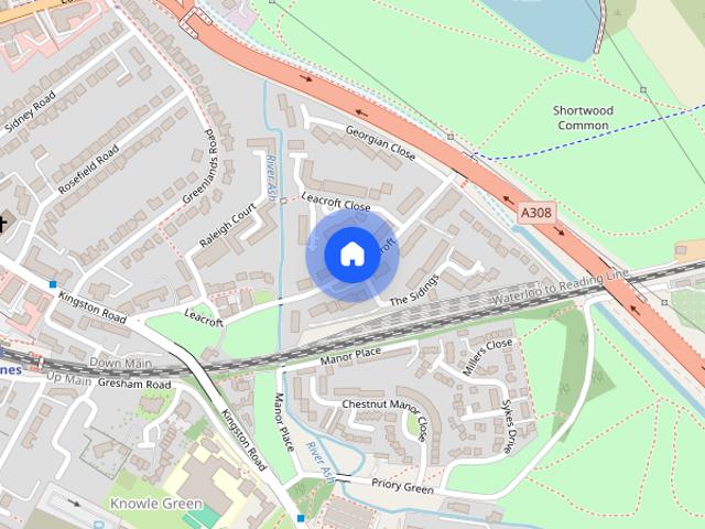 House for rent in Knowle Green, Lower Halliford