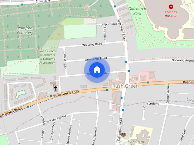 House for rent in Rush Green, Greater London