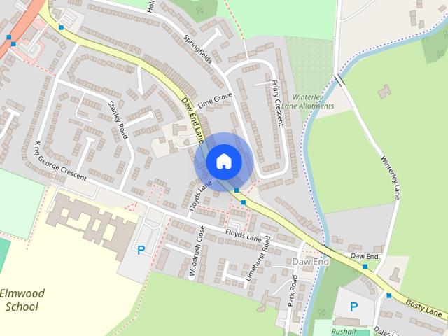 Townhouse for rent in Rushall, West Midlands