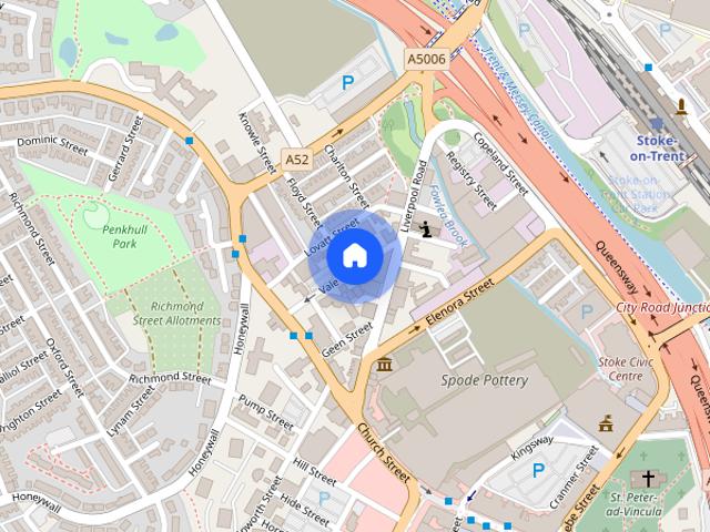 Townhouse for rent in Stoke, Stoke-on-Trent