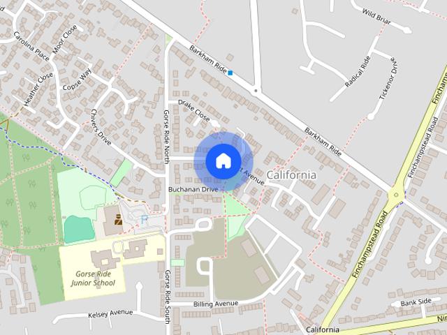 Townhouse for rent in Finchampstead