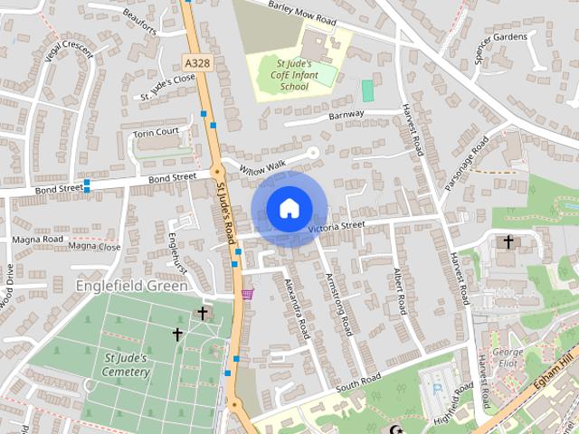 Townhouse for rent in Row Town, Surrey