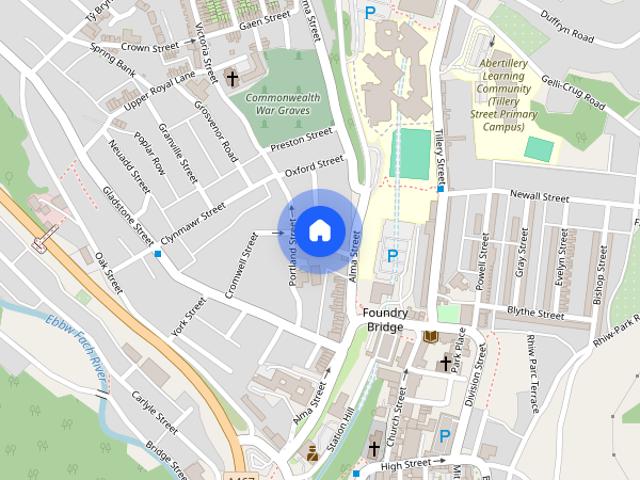Townhouse for rent in Abertillery, Wales