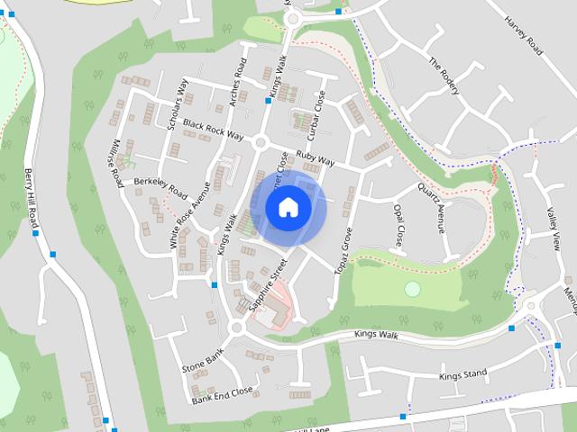 Townhouse for rent in Berry Hill, Potters Corner