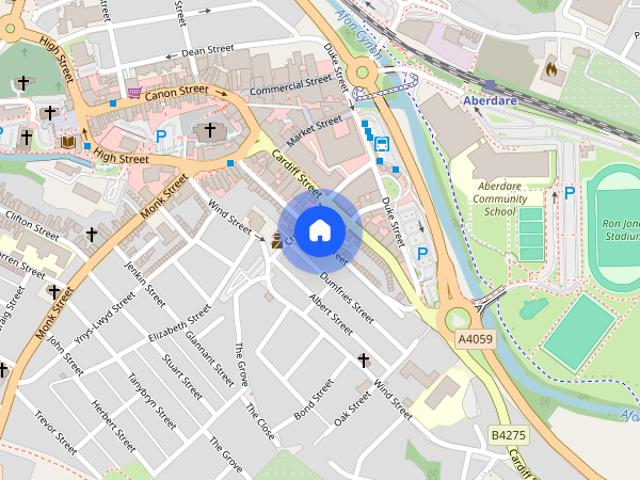 Townhouse for rent in Gadlys, Aberdare