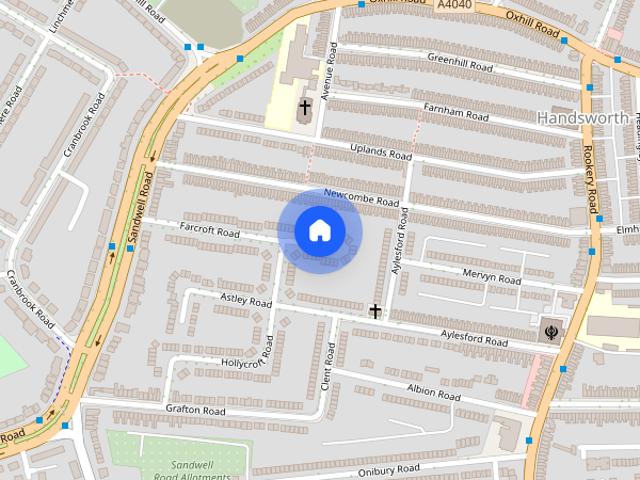 Townhouse for rent in Handsworth, West Midlands
