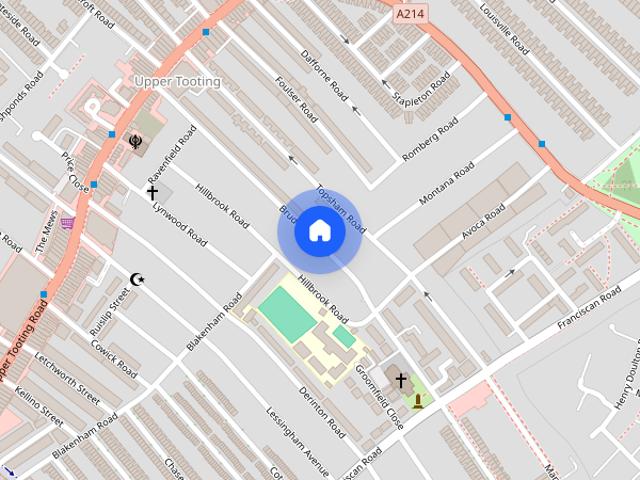 Townhouse for rent in Upper Tooting, Greater London