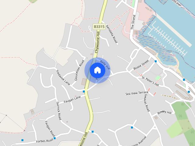 Townhouse for rent in Wherrytown, Penzance
