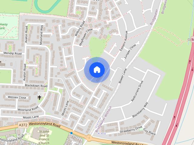 Townhouse for rent in East Bower, Bridgwater