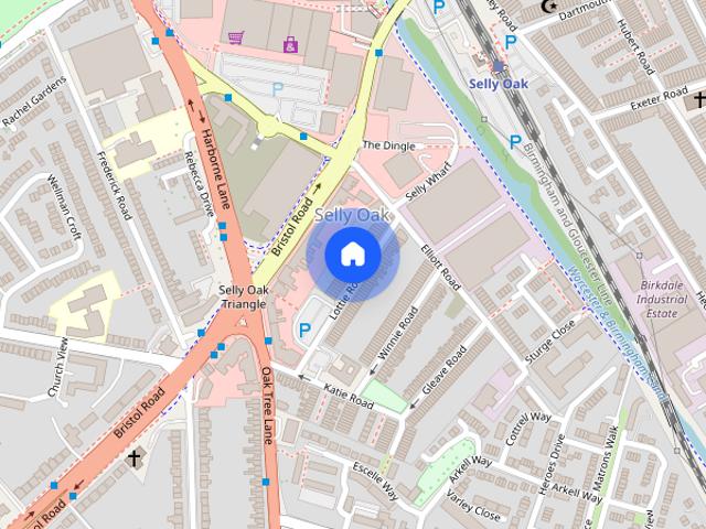 Townhouse for rent in Selly Oak, West Midlands