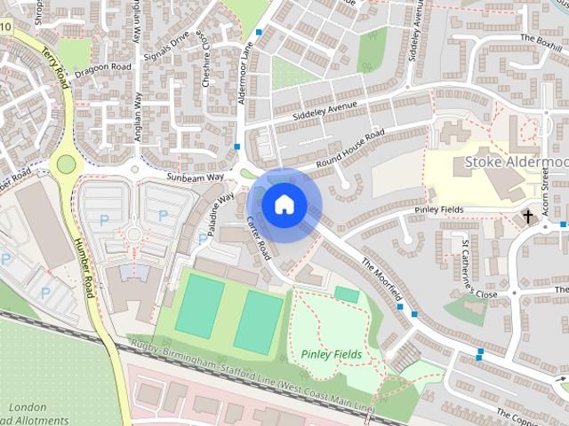 Townhouse for rent in West Midlands
