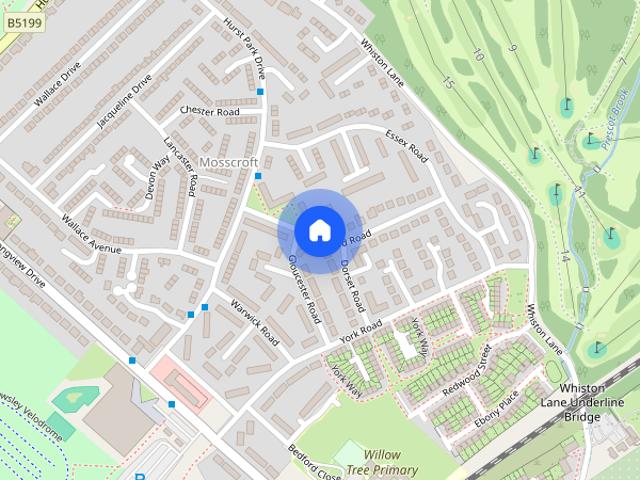 Townhouse for rent in Whiston Cross, Huyton