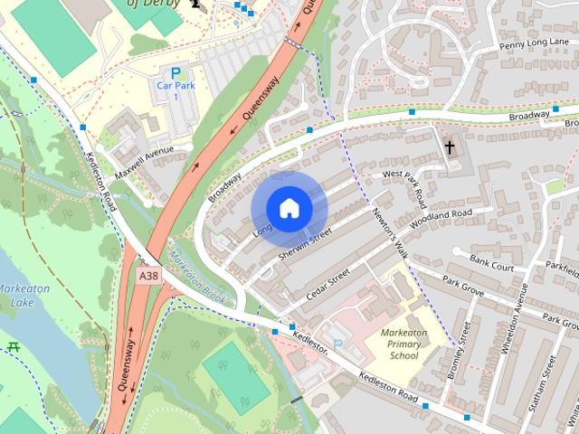 Townhouse for rent in Allestree, East Midlands