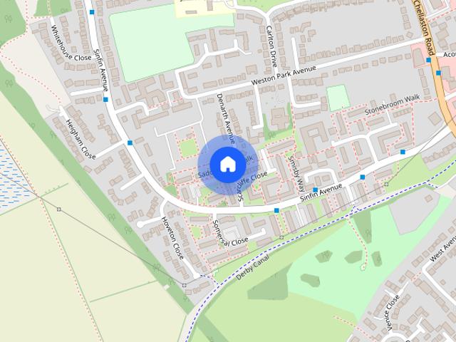 Townhouse for rent in Shelton Lock, East Midlands