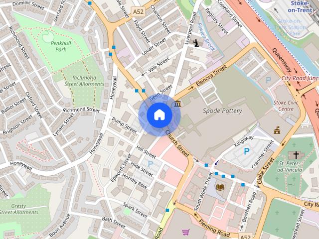 Townhouse for rent in Stoke, Stoke-on-Trent