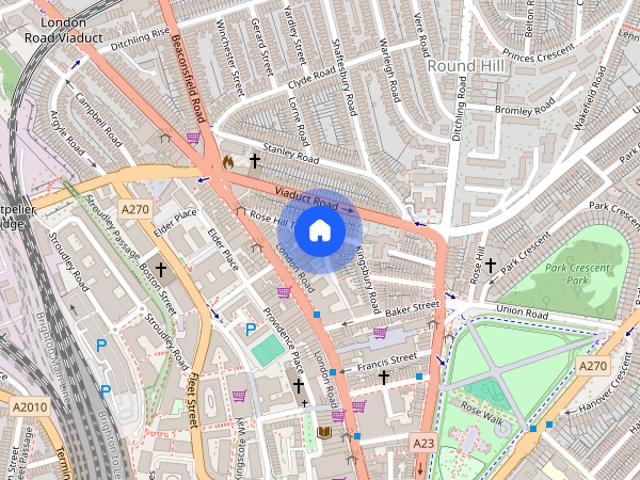 Townhouse for rent in Round Hill, Brighton & Hove