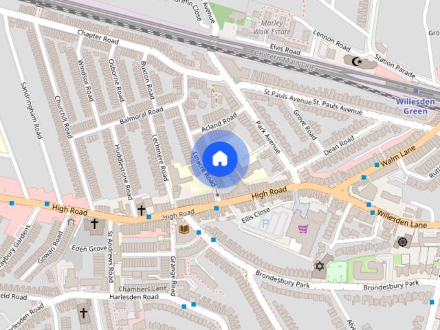 Townhouse for rent in Dollis Hill, Greater London