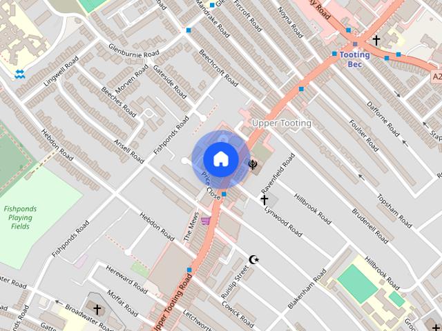Townhouse for rent in Upper Tooting, Greater London