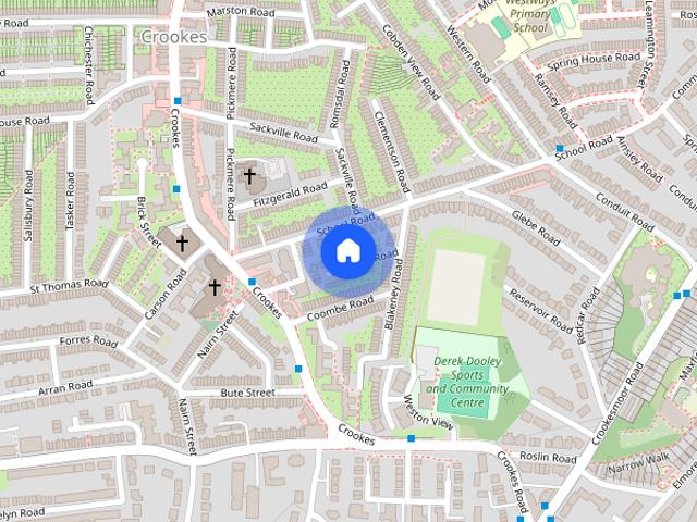 Townhouse for rent in Crookes, South Yorkshire