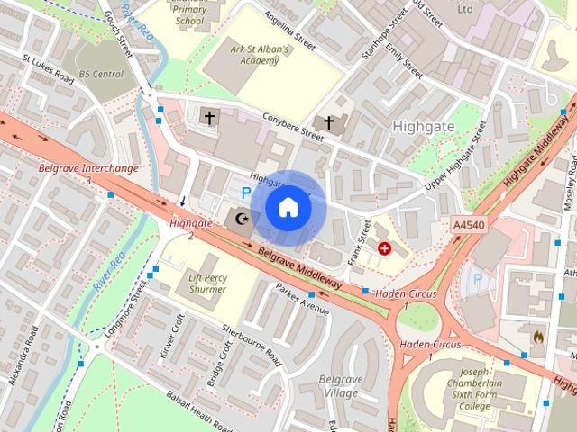 Townhouse for rent in Highgate, West Midlands