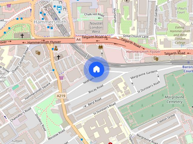 Townhouse for rent in Hammersmith, Greater London