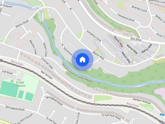 Townhouse for rent in Ty Sign, Risca