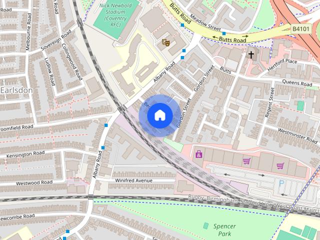 Townhouse for rent in Spon End, West Midlands