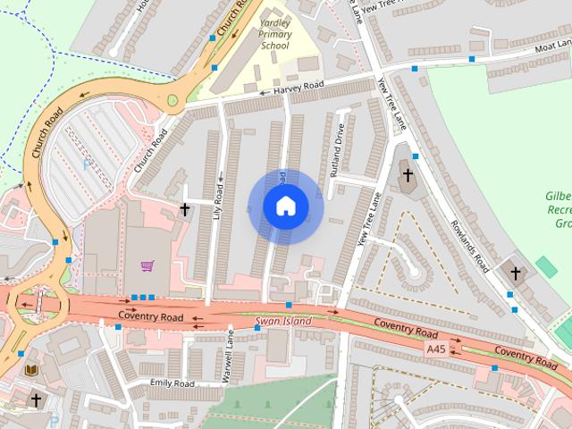 Townhouse for rent in Yardley, West Midlands