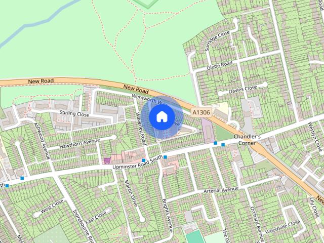 Townhouse for rent in Rainham, Greater London