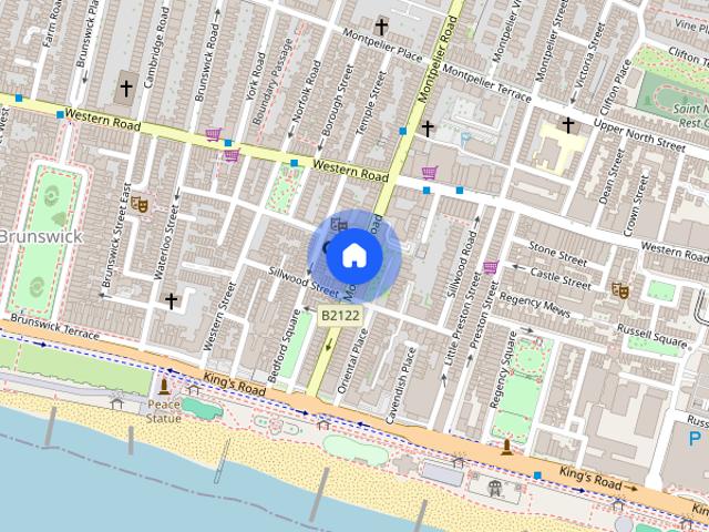 Townhouse for rent in Brunswick, Brighton & Hove