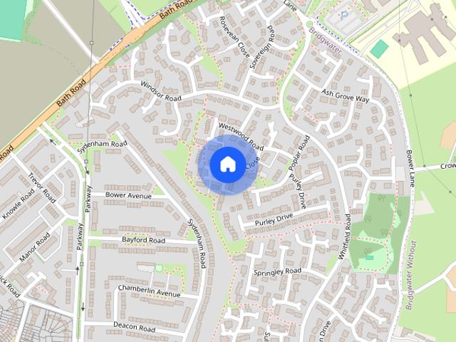 Townhouse for rent in East Bower, Bridgwater