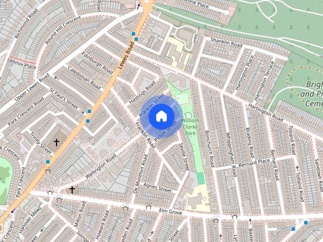 Townhouse for rent in Queen's Park, Brighton & Hove