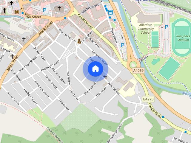 Townhouse for rent in Gadlys, Aberdare