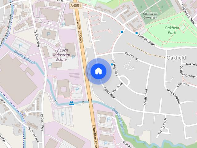 Townhouse for rent in Llantarnam, Wales