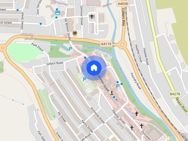 Townhouse for rent in Tonypandy, Penygraig