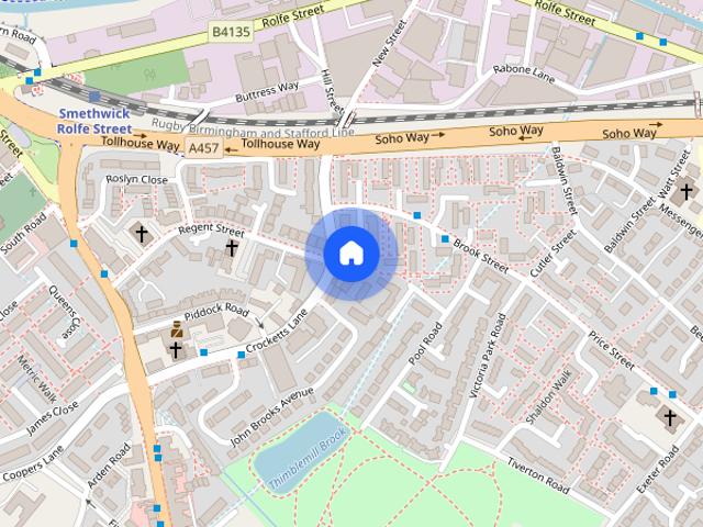 Townhouse for rent in West Midlands