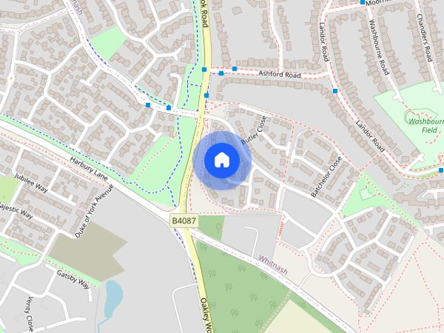 Townhouse for rent in Whitnash, Green Close
