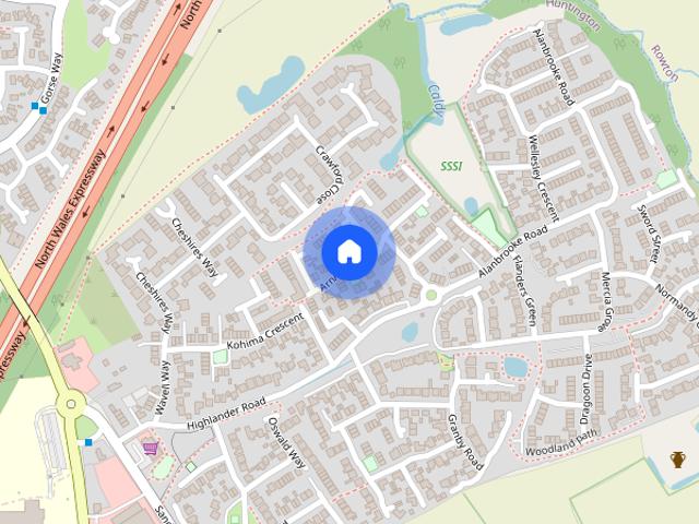 Townhouse for rent in Huntington, Cheshire