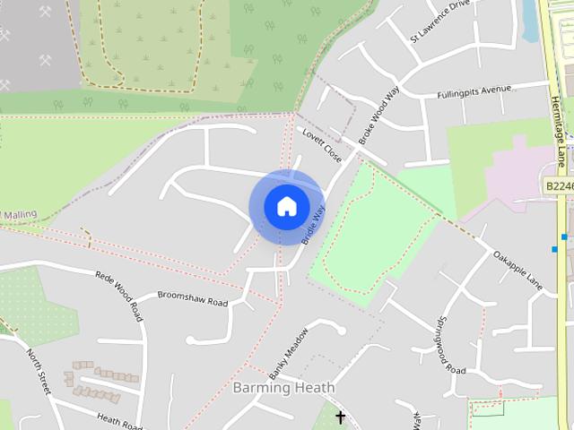 Townhouse for rent in Barming, Midway