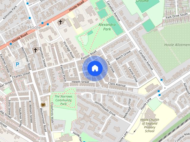 Townhouse for rent in Hoole, Two Mills