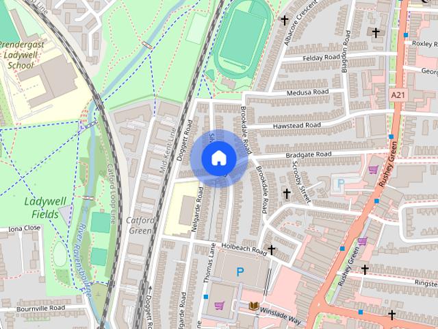 Townhouse for rent in London Borough of Lewisham, Ladywell