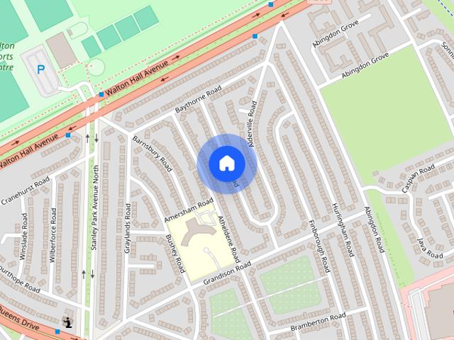 Townhouse for rent in Clubmoor, Calderstones