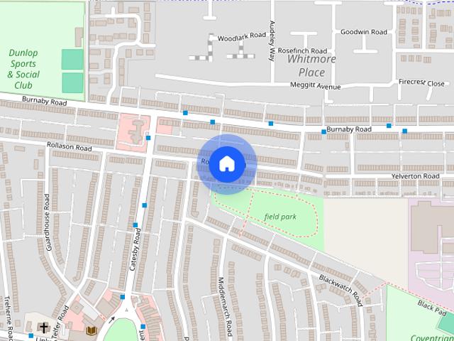 Townhouse for rent in Radford, West Midlands
