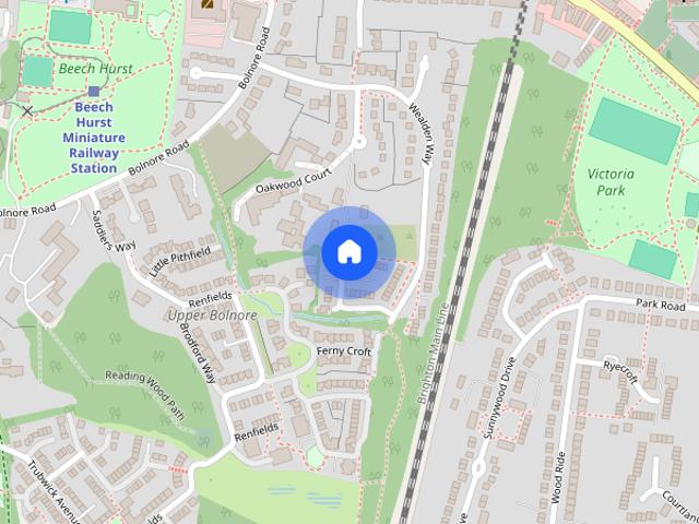 Townhouse for rent in Perryfields, West Sussex
