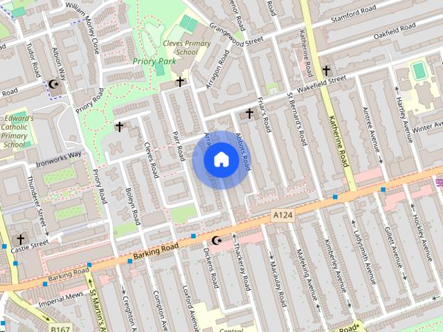 Townhouse for rent in Plashet, Greater London