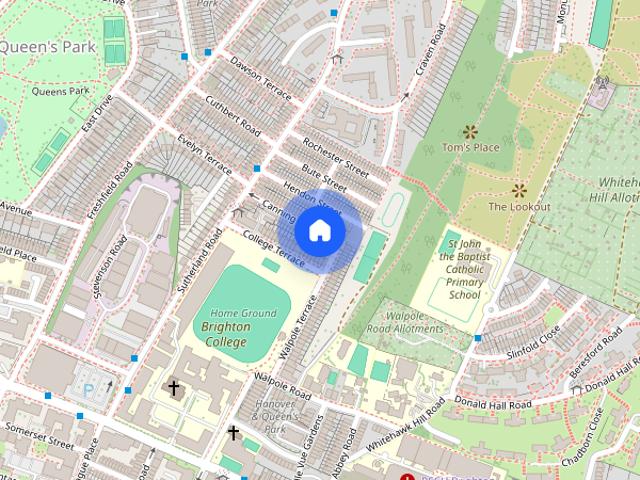 Townhouse for rent in Queen's Park, Brighton & Hove